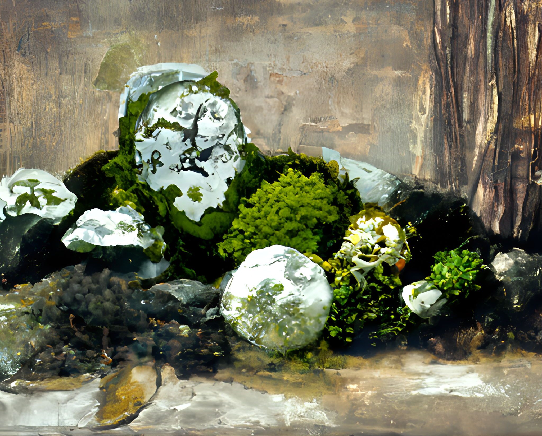 Still Life with Moss and Lichen