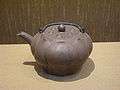 “Zisha”lotus-shaped teapot with silver handle.JPG