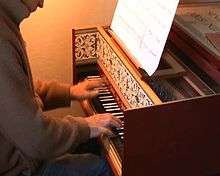 Video of Prelude in C minor BWV 999 played on harpsichord