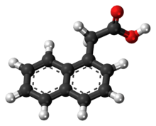 1-Naphthaleneacetic acid molecule