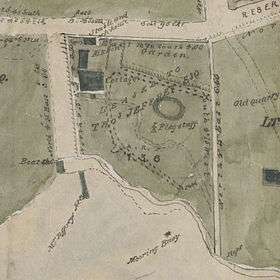 First known map of Kirribilli, a subdivision map by Robert Campbell detail showing the Beulah Street area which was leased at the time to Thomas Jeffrey