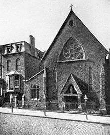 The first Saint Mary's at 228 West 45th Street