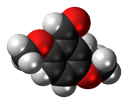 2,5-Dimethoxybenzaldehyde molecule