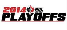 NBL Canada designed and presented a logo for the 2014 playoffs.
