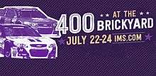 2016 "400 at the Brickyard" logo