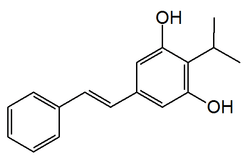 3,5-Dihydroxy-4-isopropyl-trans-stilbene