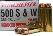 Reduced Recoil Winchester factory load for the 500 S&W Magnum.