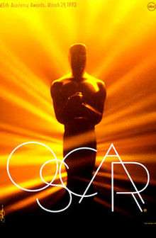 Official poster promoting the 65th Academy Awards in 1993.