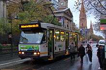 A2 292 in Swanston St on route 64