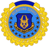 USAFRC Recruiting Service Century Club Badge