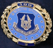 USAFRC Recruiting Service Dual Century Club Badge