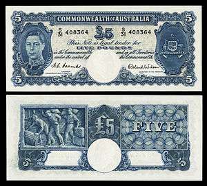 AUS-27d-Commonwealth Bank of Australia-Five Pounds (1952).jpg