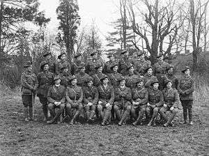 Group portrait of a several military officers