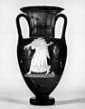 Achilles Painter - Nolan Amphora with Woman and Mantled Youth - Walters 4854 - Side A.jpg