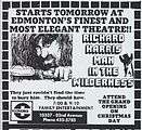 An ad placed for the opening of the Klondike Theatre in 1971
