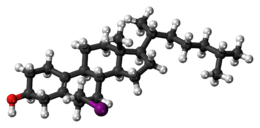 Ball-and-stick model of adosterol