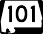 State Route 101 marker