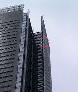 Alain Robert climbs the New York Times building on June 5, 2008