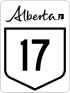 Alberta Highway 17 shield