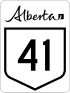 Alberta Highway 41 shield