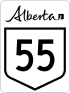 Alberta Highway 55 shield