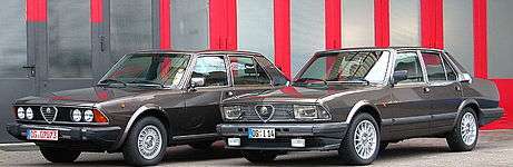 Alfa Romeo Alfa 6 first and second series