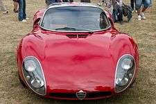 Early version with twin headlights.(Alfa Romeo museum replica)