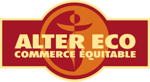 Alter Eco company logo: "Alter Eco, French: commerce equitable