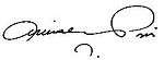 Amrish Puri signature
