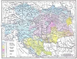 Religious map of Austria-Hungary