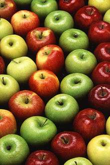 Green and red apples ("non-black non-ravens")