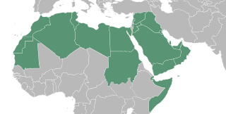 Map of the Arab region