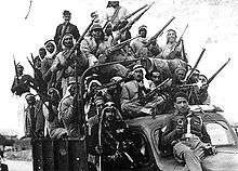 Armed Arab terrorists in 1947