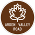 Arden Valley Road marker