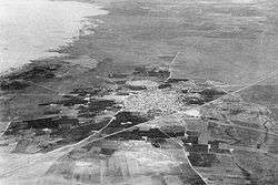Aerial photo of Isdud, 1935