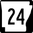 Highway 24 marker