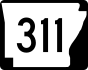 Highway 311 marker