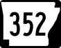 Highway 352 marker