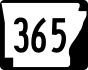 Highway 365 marker