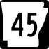 Highway 45 marker