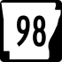 Highway 98 marker