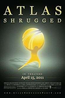 Color movie poster for Atlas Shrugged: Part I