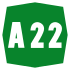 A22 Motorway shield}}