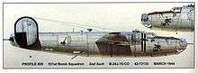 B-24 with SAD SACK nose art