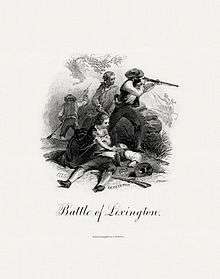 Vignette of the Battle of Lexington