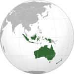 Countries in Oceania with Burger King locations