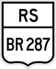 BR-287 shield}}