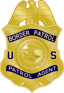 Badge of the United States Border Patrol, circa 1999.