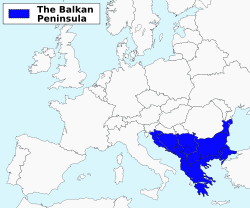 The Balkans, General location of Syldavia and Borduria