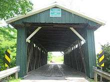 Covered Bridge at Jamestown, Ohio